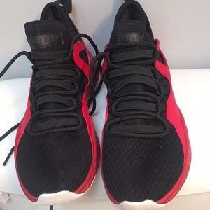 Red and black Jordan’s